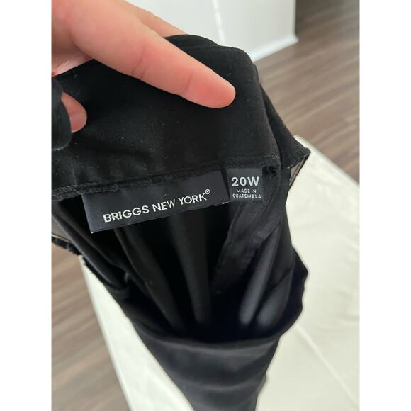 Y2K 2000s Plus Size Black Witchy Maxi Skirt Wmns 20W Whimsygoth Pleats Office - Picture 5 of 7